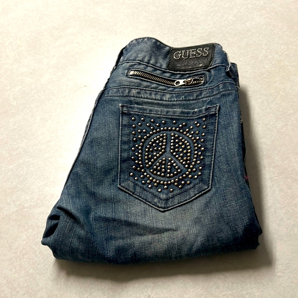 Guess blue jeans